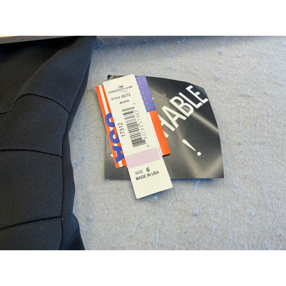R&M Richard's Black Sequin Tiered Sheath Cocktail Dress Size 6 Formal NWT - Picture 13 of 16